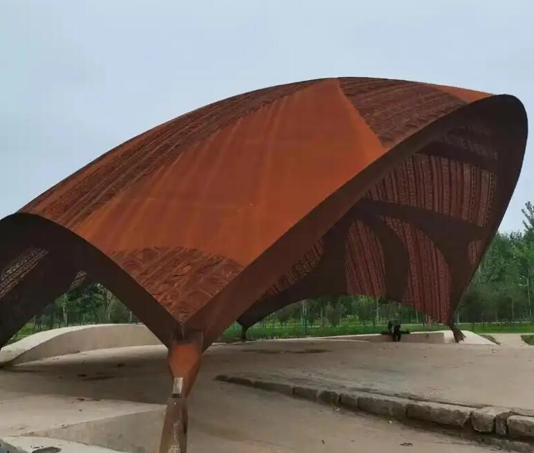 开州耐候钢幕墙案例